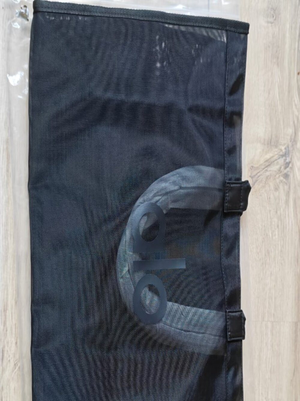 Alo Yoga Sheer Mesh Tote Bag Black Large Transparent Gym Beach Travel NWT